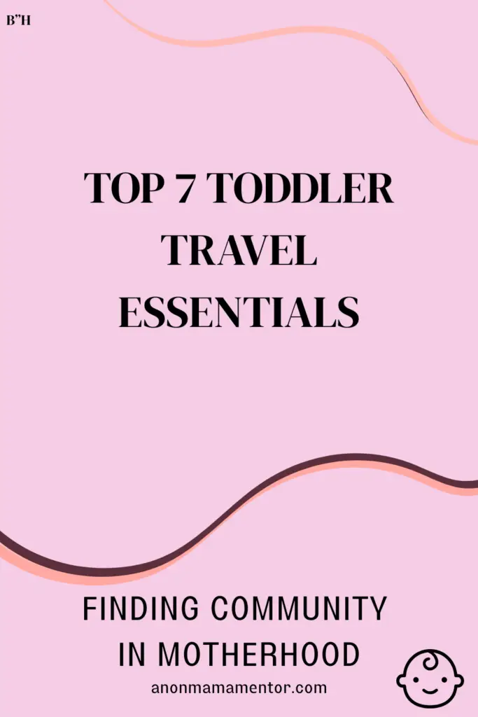 Top Toddler Travel Essentails